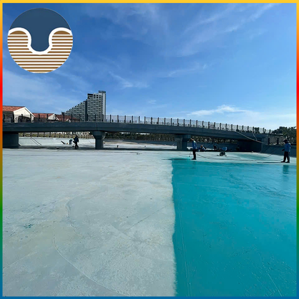 Phun epoxy cảnh quan khu nghỉ dưỡng Cam Ranh, Nha Trang